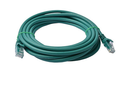 8Ware CAT6A UTP Ethernet Cable (10m) - Snagless Green