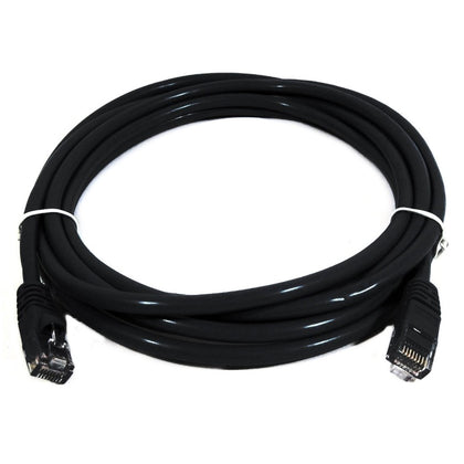 8Ware Cat6a UTP Ethernet Cable 1m - Snagless Black