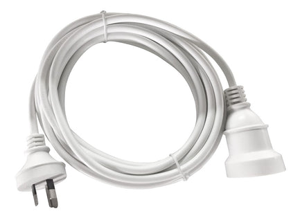 8Ware 5m AU Main Power Extension Cord - 240V 3-Pin Male to Female Piggy-Back Plug - Goodmayes Online
