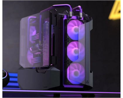 Antec CANNON Open Frame Case, E-ATX, ATX, Micro-ATX, ITX. Tempered Glass, USB 3.1 Type-C, USB 3.0 x 2, Aluminium.