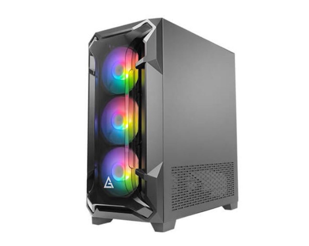 (LS) Antec DF600 FLUX ATX,  5 x120mm Fans Included, 3x ARGB & 2x PWM + Fan Controller, Tempered Glass Side, 2x USB 3.0 High Airflow Thermal Gaming Cas