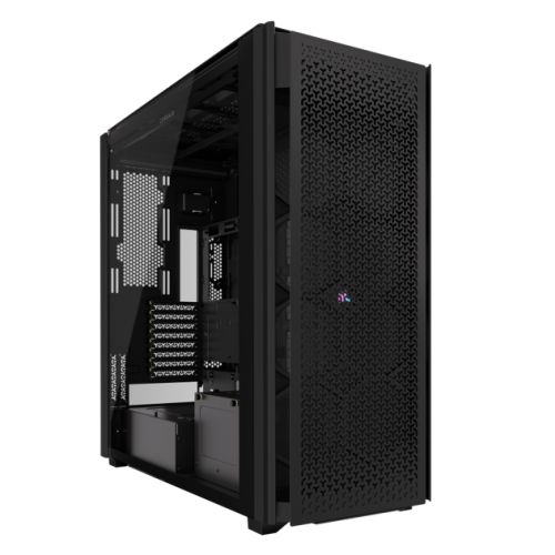 Corsair iCUE LINK 9000D RGB AIRFLOW Super Full-Tower PC Case - Black, 698×307×698mm, GPU 580mm, 6x 2.5', 5x 3.5', rad 480mm, 2x USB-C 180mm CPU Cooler