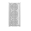 DeepCool CH560 White HighAirflow Mid-Tower ATX Case, Magnetic Hybrid Mesh,Tempered Glass, 3 Pre-Installed 140mm ARGB Fans