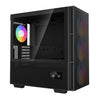 DeepCool CH560 HighAirflow Mid-Tower ATX Case, Magnetic Hybrid Mesh, Tempered Glass, 3 Pre-Installed 140mm ARGB Fans