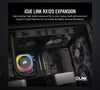 Corsair RX120 iCUE LINK PWM Single Fan Expansion. Black Fan - Glass fiber-reinforced LCP fan blades
