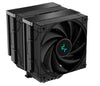 DeepCool AK620 Zero Dark High Performance CPU Cooler Dual-Tower Design, 2x120mm FDB Fans, 6 Copper Heat Pipes, LGA2066/1851-1155/AM4/AM5