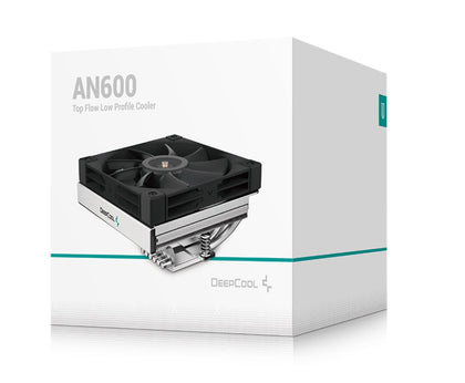 DeepCool AN600 Top Flow Low Profile Air Cooler, 180W Cooling Power,6 Heat Pipe, Intel LGA1851/1700/1200/1151/1150/1155. AM5/AM4