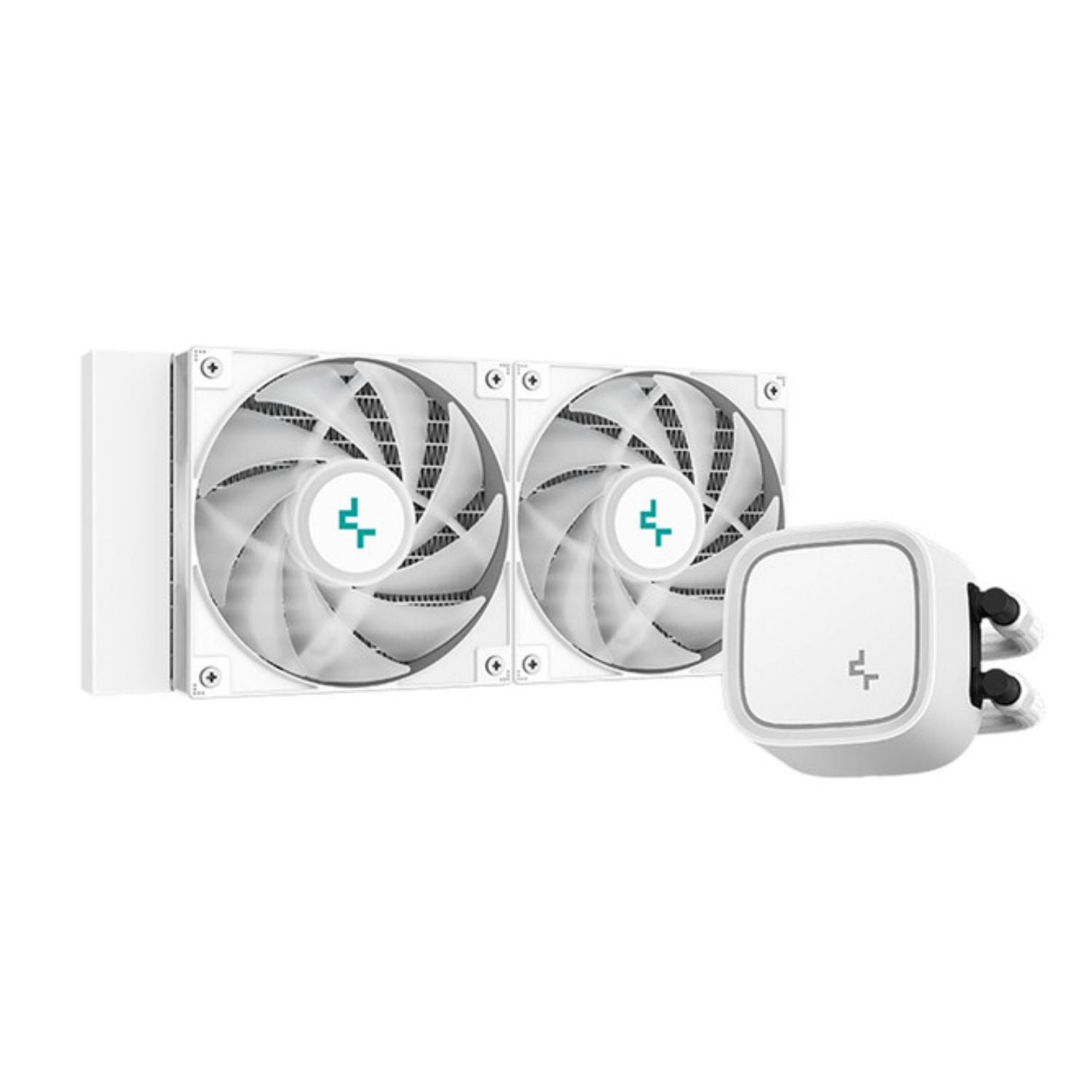 DeepCool LE520 WH  240mm ARGB All-in-One Liquid Cooler 220W Heat Dissipation,Hydro Bearing, Intel LGA1700/1200/1151/1150/1155/ AMD/AM5/AM4