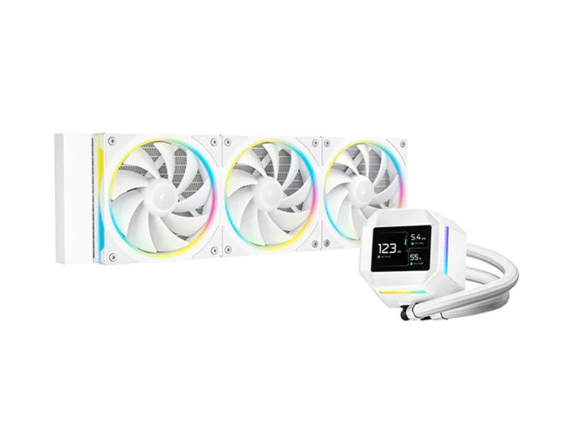 DeepCool LM360 ARGB Liquid Cooler Mini LCD Screen, 2.4' IPS, 320×240 Resolution , Intel LGA1851/1700/1200 + More, AMD AM5/AM4