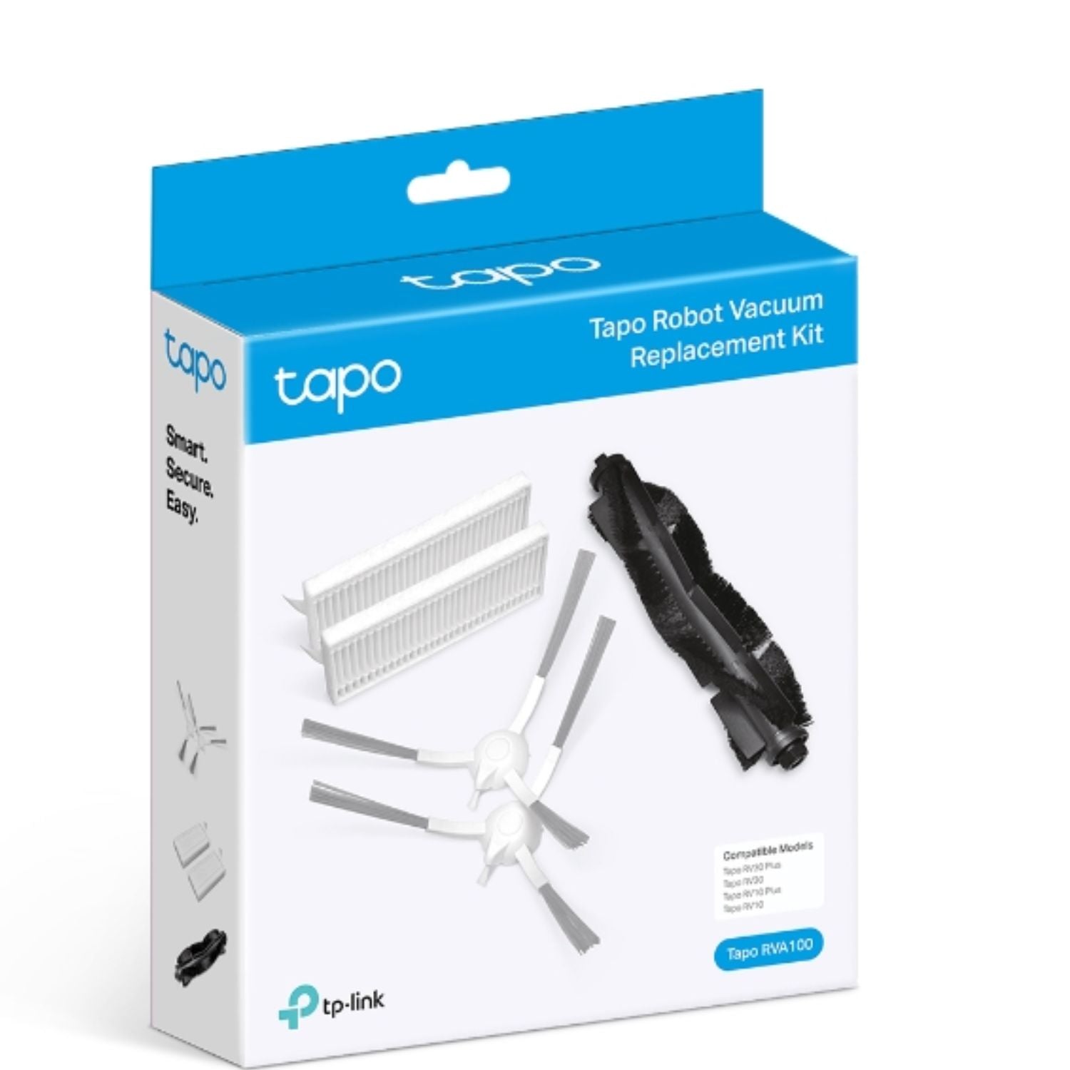 TP-Link Tapo RVA100 Tapo Robot Vacuum Replacement Kit Compatible Models: Tapo RV30 Plus/RV30/RV30C Mop Plus/ RV30C Mop/RV30C Plus/RV30C/RV10 Plus/RV10