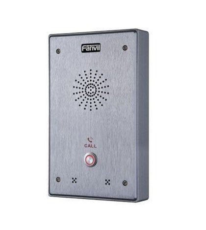Fanvil I12D Outdoor Audio Intercom, 2 SIP Lines, 1 DSS Key, PoE, IP65 & IK10, Extreme Temperatures, 2Yr Warranty