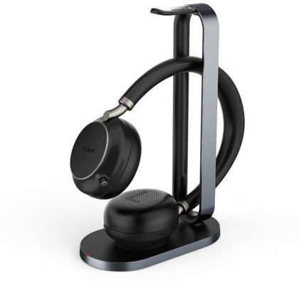 Yealink BH76 Bluetooth Stereo Headset, UC, USB-C, Microsoft Teams & UC Certified, ANC, Charging Stand, Retractable 5 Microphone, 35 Hours *EOS*