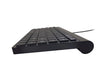 8Ware Compact Mini Ergonomic Keyboard USB & PS2 Black 88 Keys Multimedia Keyboard Windows 7 / 8 / 10 / Vista，IBM or Compatible systems Plug & play pap