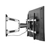 Brateck Chic Aluminum Full-Motion TV Wall Mount For 37'-70' Curved & Flat panel TVs up to 35KG, Matte Black & Metallic Grey  (LS)