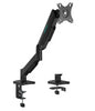 (LS)mbeat® Activiva Ergolife Single-Screen Gas Spring Monitor Arm allows you to smoothly adjust the height angle and tilt of your screen with minimal
