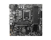 MSI PRO B760M-P mATX Motherboard, 4x DDR5~192GB, 1x PCI-E x 16, 2x PCI-E x 1,  2x M.2, 4x SATA, 1x USB 3.2 , 4x USB 2.0, 1x USB-C