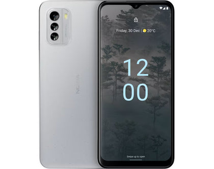 Nokia G60 5G 128GB - ICE (101Q7505H032)*AU STOCK*, 6.58', Full HD+, 120Hz, 6GB/128GB, 50MP/8MP, Single SIM + eSIM, 4500mAh, 2YR