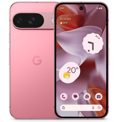 Google Pixel 9 5G 128GB - Peony (GA05841-CA),*AU STOCK*, 6.3' , OLED, 120Hz, 12GB/128GB, 50MP/10.5MP, Single+ eSIM, 4700mAh, 2 Years Warranty