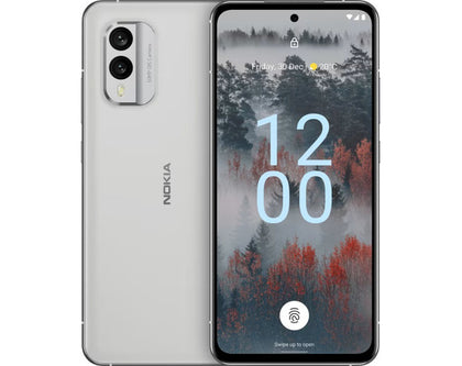 Nokia X30 5G 256GB - White (VMA751S9FI1SK0)*AU STOCK*, 6.43', 8GB/256GB, 50MP/16MP, IP67, Dual SIM, 4200mAh,2YR