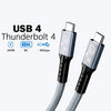 USP BoostUp Thunderbolt 4 USB-C to USB-C Cable (1M) Black - USB4 - 40Gbps,240W, 8K (60Hz)/4K (144Hz), Fast Charge, Best for Laptop, Tablet, Phone