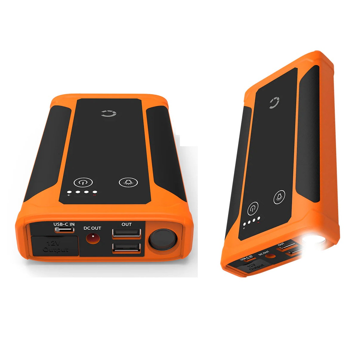 Cygnett ChargeUp Auto 10K mAh Jump-Starter & Power Pack - Orange(CY3577CHAUT),Vehicle Jump Starter Up to V10 Petro 7L V8 Diesel 4.5L,Jump Starting Kit