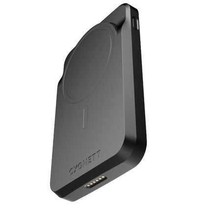 EOL Cygnett MagMove 5K mAh Dual MagSafe Power Bank-(CY4565PBCHE)20W USB-C & 10W Wireless Output15cm Cable,2xN52 Magnets,18W Pogo Pin & 18W USB-C Input