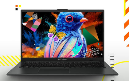 ASUS Vivobook Go 15 15.6' FHD (1920 x 1080) AMD R5-7520U, 16G, 512G, Mixed Black Win11 Home 1.6kg 1yr wty Notebook~Q3