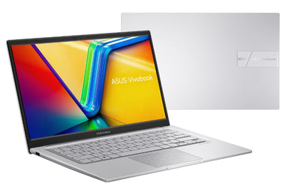 ASUS Vivobook X14 14' FHD Intel i7-1355U USB-C Win11 H 16GB 1TB SSD DIRAC Ergosense KB 1.4kg Transparent Silver1yr wty Notebook (LS)