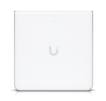 Ubiquiti UniFi Wi-Fi 6 Enterprise Sleek, Wall-mounted WiFi 6E Access Point, Integrated Four-port Switch, For High-density Office Network