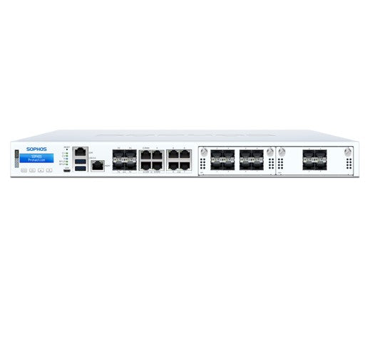 Sophos XGS 4500 Security Firewall Appliance, Rack 1U, FW 80G, TP 31.8G, VPN 75.55G, 4x1GbE, 4x2.5GbE, 4x10Gb SFP+.
