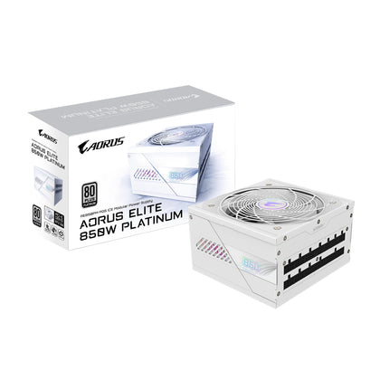 Gigabyte GP-AE850PM PG5 ICE 850W PSU Power Supply, ATX  60-50 Hz 850W  120mm Fan 80 PLUS  Platinum  >100,000 hours