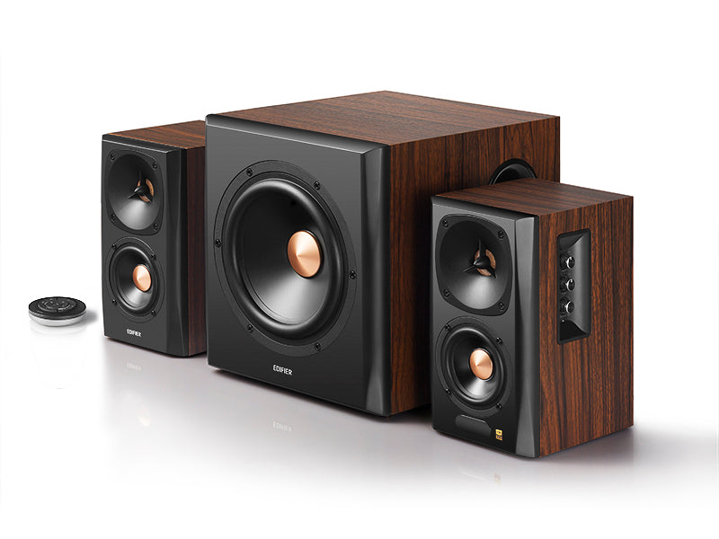 Edifier S360DB Active Bluetooth 5.1 Speakers with 8 inch Wireless Sub 3.5mm/Optical/Coaxial/Bluetooth with Remote Control
