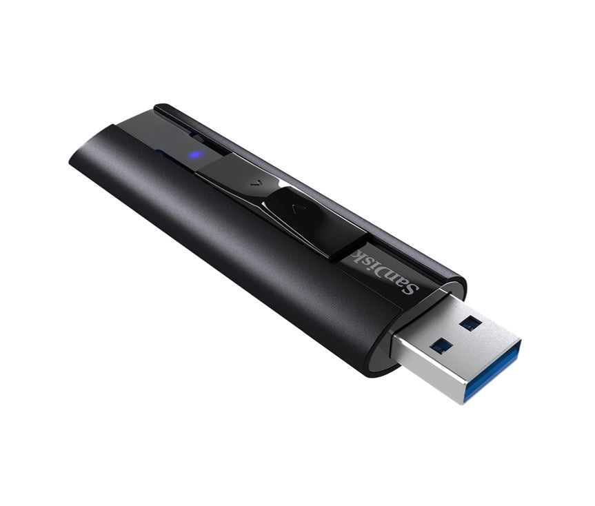 SanDisk 128GB Extreme Pro USB3.1 Solid State Flash Drive CZ880 Black 420MB/s Lifetime Lifetime Warranty