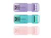 Verbatim Pop-Up 32GB USB 2.0 Triple Pack - Assorted Pastel Colours, Aqua, Pink, Purple 66760