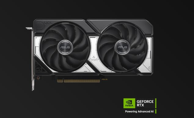 ASUS nVidia GeForce DUAL-RTX5060TI-O16G RTX5060 Ti 16GB GDDR7 OC Edition 2602MHz Boost Clock, RAM 28Gbps, 767AI TOPs, Digital Max Resolution