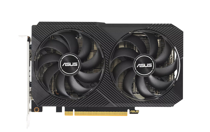 ASUS AMD Radeon DUAL-RX6500XT-O4G-V2  RX 6500 XT V2 OC Edition 4GB GDDR6 with two powerful Axial-tech fans and a 2-slot design