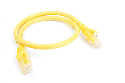 8Ware CAT6A UTP Ethernet Cable - 0.5m (50cm) Snagless Yellow