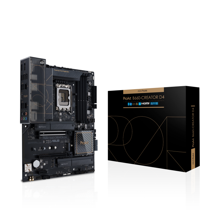 Asus ProArt B660-CREATOR D4 Intel LGA 1700 ATX Motherboard at Goodmayes.