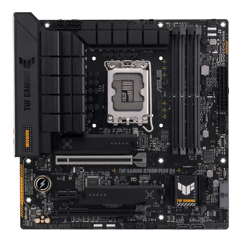 ASUS TUF GAMING B760M-PLUS D4 Intel LGA1700 mATX Motherboard