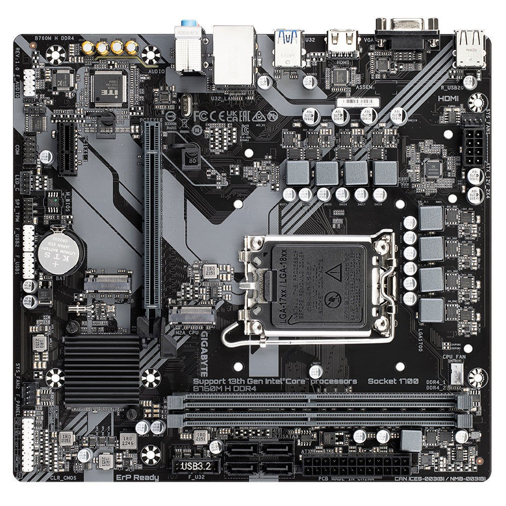 Buy Gigabyte B760M H DDR4 Intel mATX Motherboard