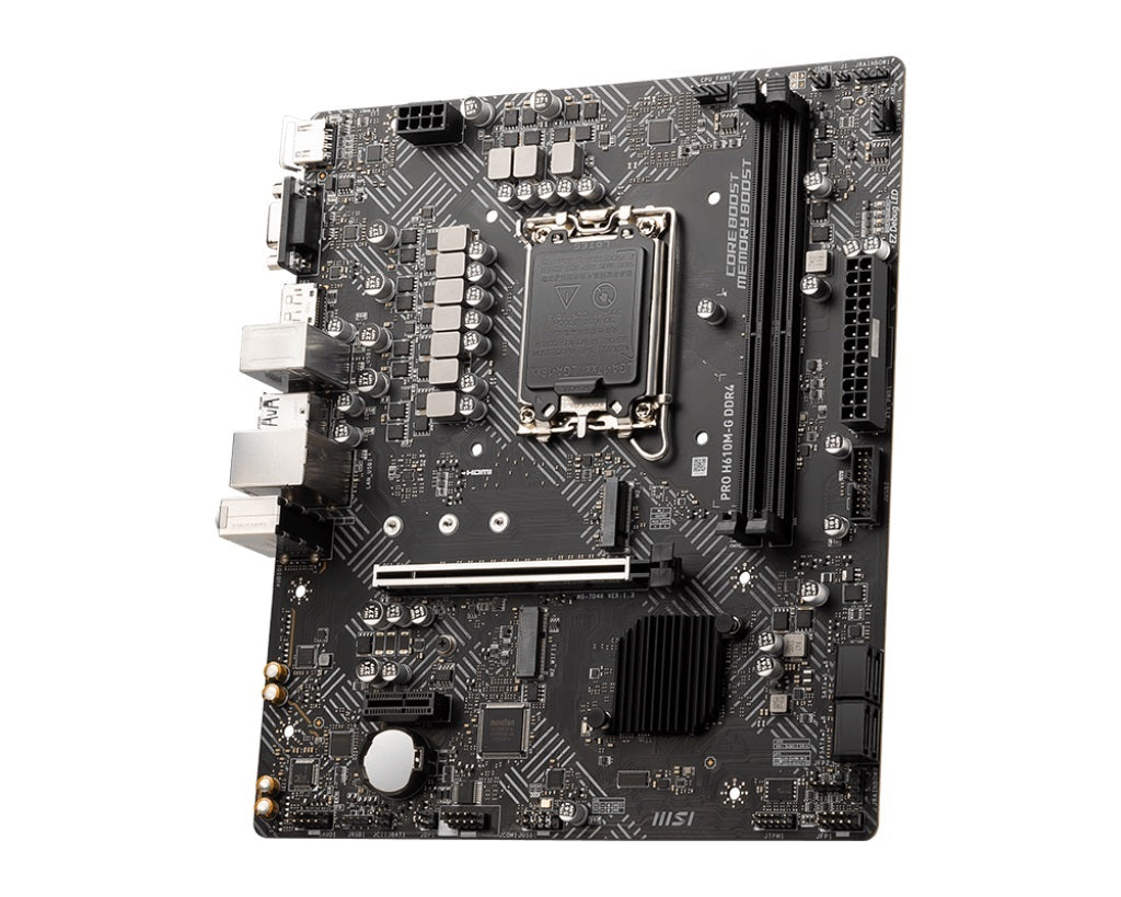Order MSI PRO H610M-G DDR4 Intel mATX mobo