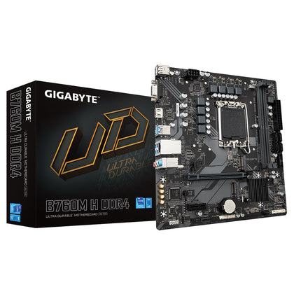 Gigabyte B760M H DDR4 Intel 14th Gen mATX UD Motherboard