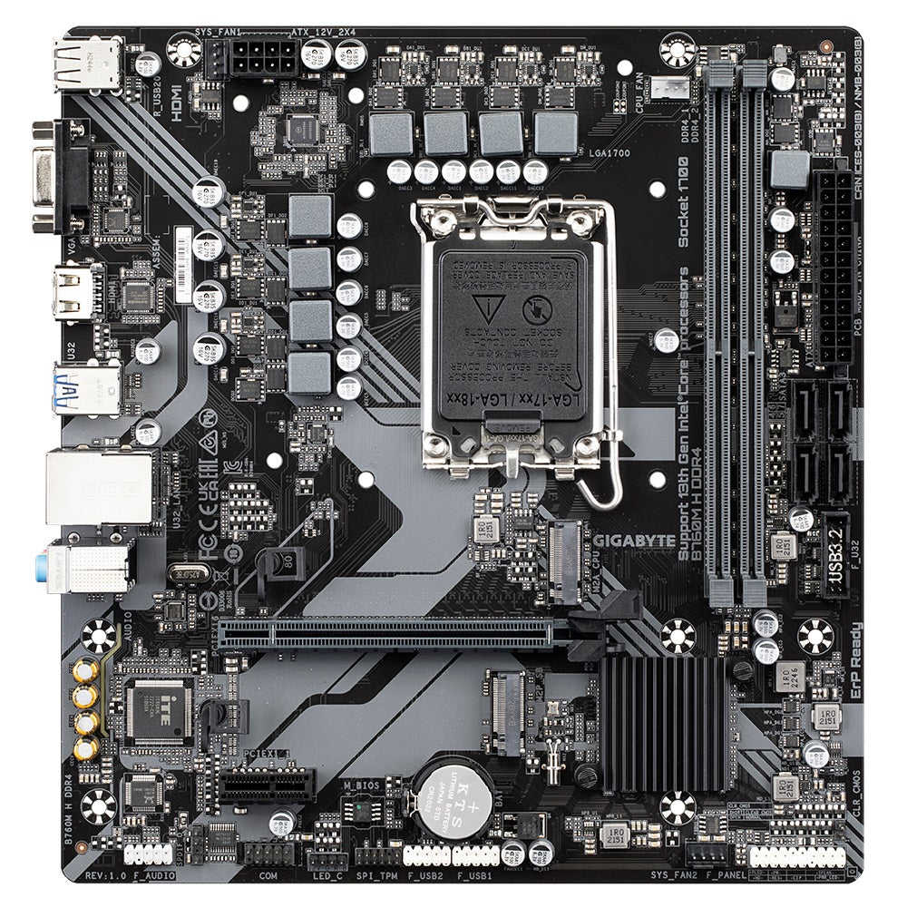 Order B760M H DDR4 Gigabyte Intel mATX Motherboard