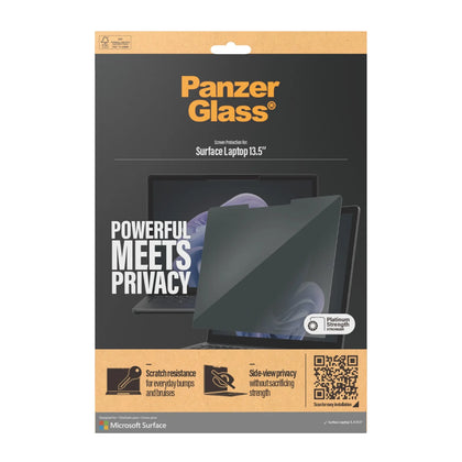 PanzerGlass Microsoft Surface Laptop 1/2/3/4 13.5' Privacy Screen Protector - (P6253), Anti-Glare Coating, Blue Light Reduction