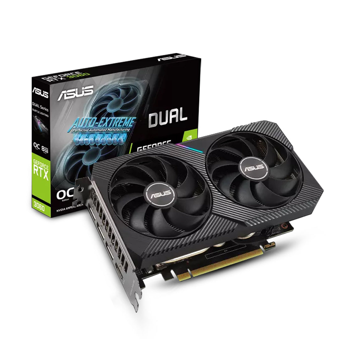 ASUS nVidia GeForce DUAL-RTX3060-O8G OC Edition 8GB GDDR6 ASUS