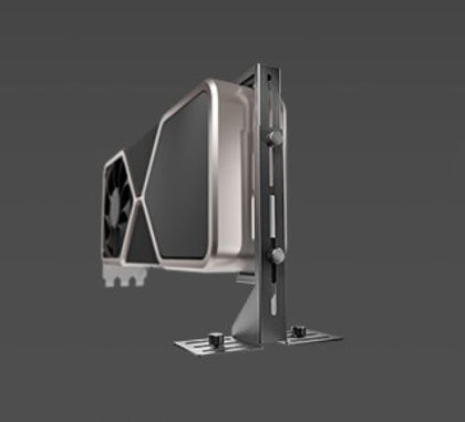 Antec GPU, VGA Vertical Bracket Holder. Solid Construction and durability - Black (LS)