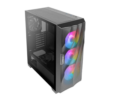 Antec DF700 FLUX Wave Mesh Front, Thermal Performance, TG with 3x ARGB Fan, 1x Rear,  PSU Shell (Reverse Fan), GPU 405mm, PSU 205mm, ATX Gaming Case Antec