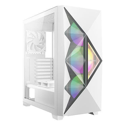 Antec DF800 FLUX White, ATX,  ARGB Fans, Up to 2x 360mm Front, Mesh Filters, 7x PCI, 3.5' x 3, 2.5' x 3. GPU 405mm, PSU 205mm, CPU 175mm Gaming Case Antec