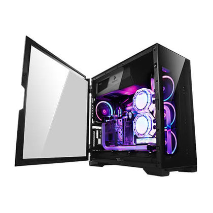 Antec P120 Crystal, ATX, E-ATX, Powerful Heat Dissipation, VGA Holder, TG, Horizontal & Vertical PCI, Slide Panel, GPU 450mm, PSU 294mm,  Gaming Case Antec