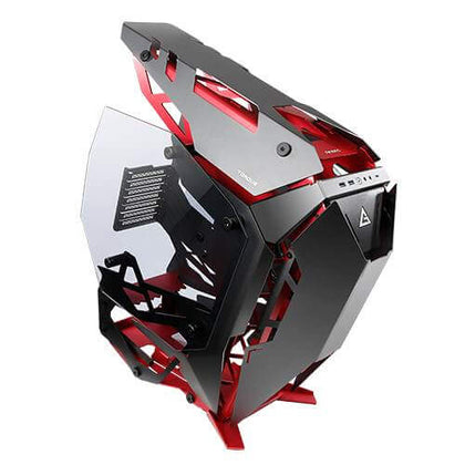 Antec Torque Black Red Open Frame Case, E-ATX, ATX, Micro-ATX, ITX. Tempered Glass, USB 3.1 Type-C, USB 3.0 x 2, Aluminium. Antec